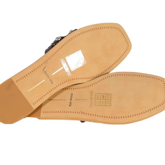 DOLCE VITA Celita $110 Studded Slide Sandals Women's 9 - NWOB - Picture 3 of 6